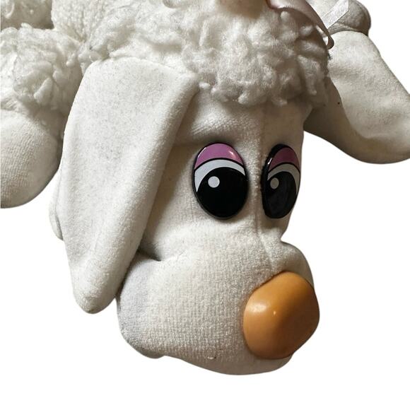 1986 Tonka Plush POUND PUPPIES White poodle Dog Toy - Picture 3 of 7